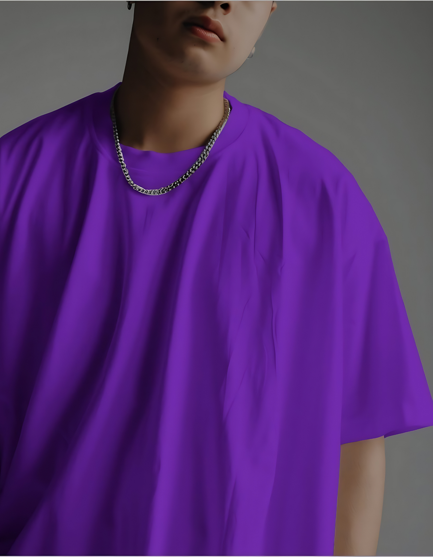 Electro Lilac Oversized Tees