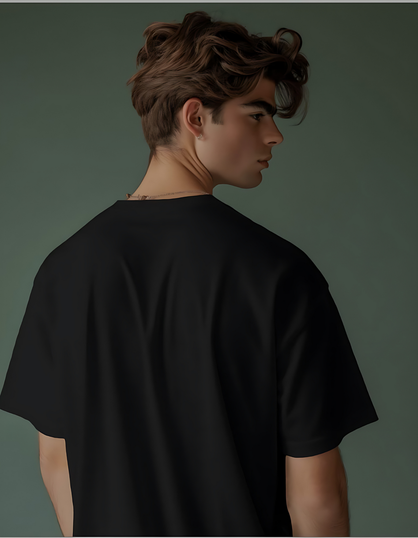 Shadow Noir Oversized Tees