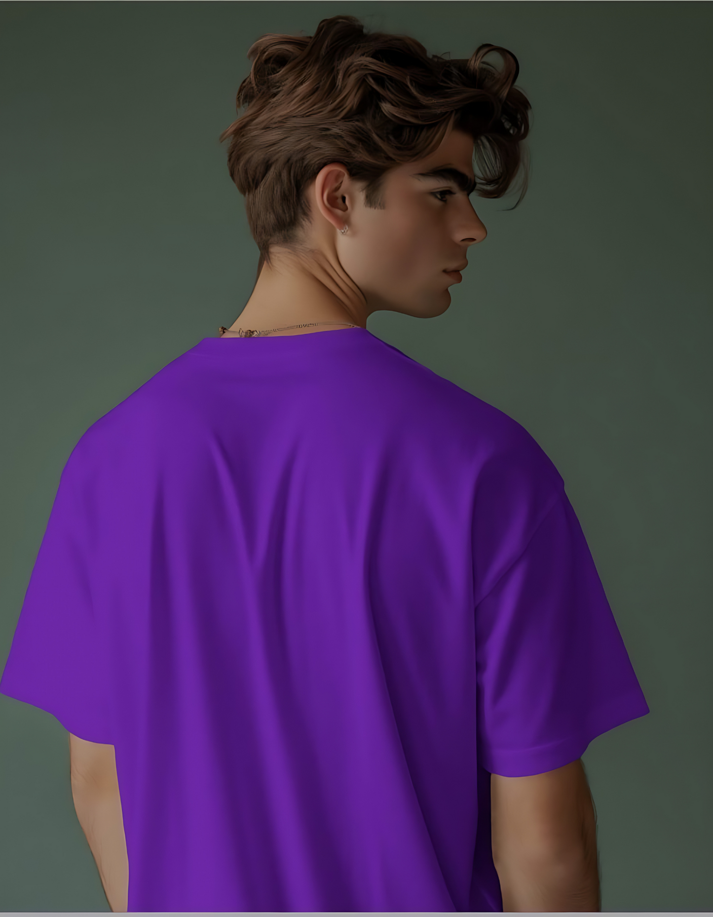 Electro Lilac Oversized Tees