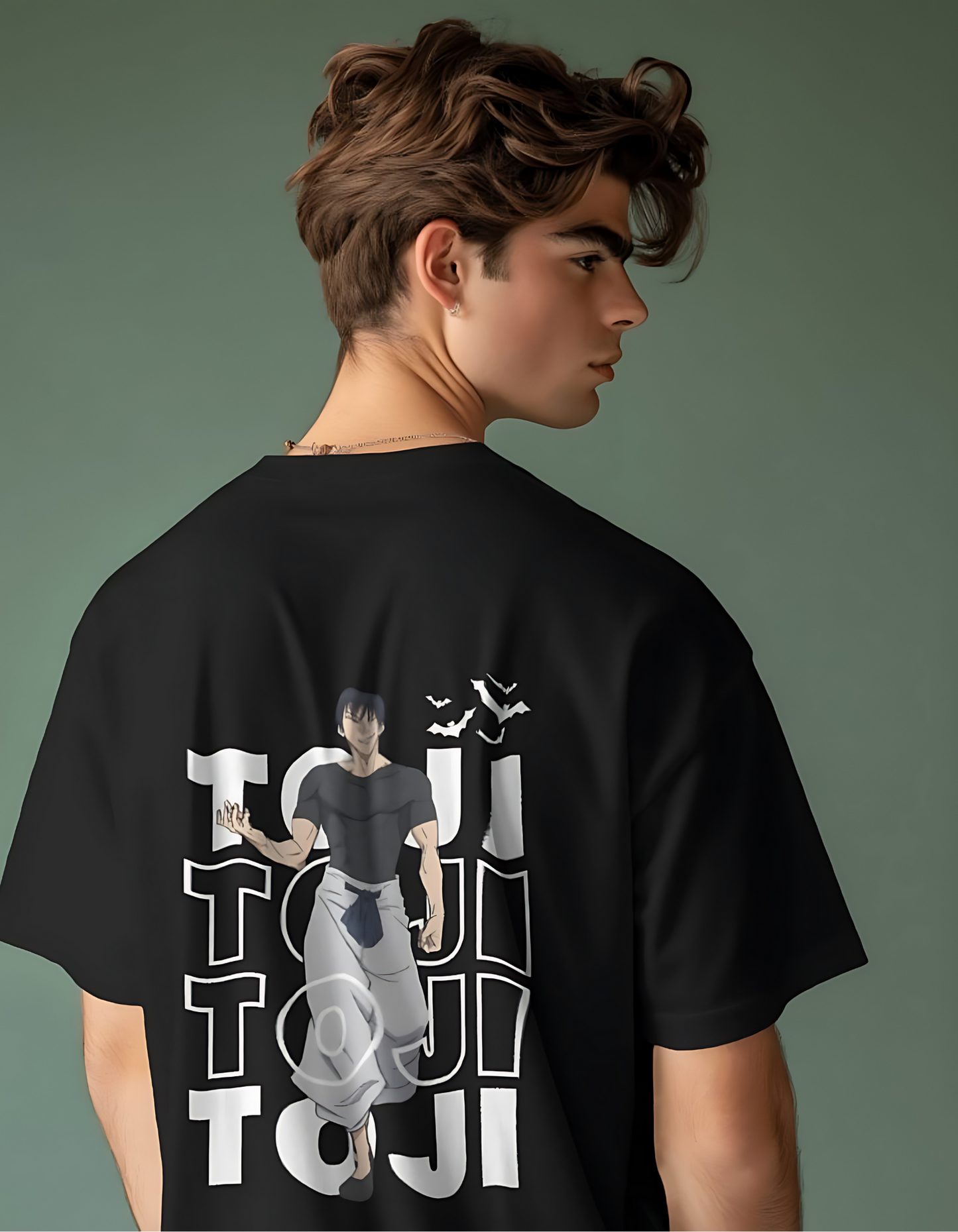 Toji Fushiguro Oversized Black Tees